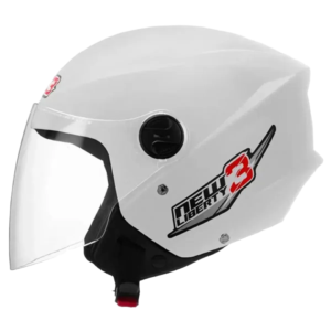 CAPACETE TORK - NEW LIBERTY THREE (BRANCO) (58) ***PRODUTO EM PROMOCAO***