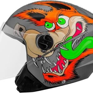 CAPACETE TORK - NEW LIBERTY THREE COYOTE (CINZA) (58)