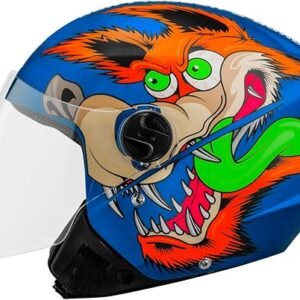 CAPACETE TORK - NEW LIBERTY THREE COYOTE (AZUL) (60) ***PRODUTO EM PROMOCAO***