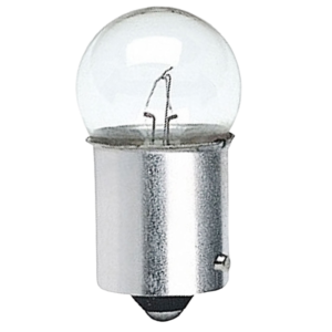 LAMPADA PISCA - 12V/10W (BASE FERRO) TITAN 125 99/YBR/BROS (CRISTAL)