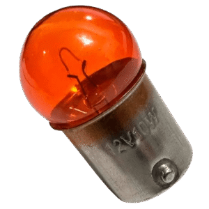 LAMPADA PISCA - 12V/10W (BASE FERRO) TITAN/FAN 150 14/15/160/BROS 125/150 13 (LARANJA)