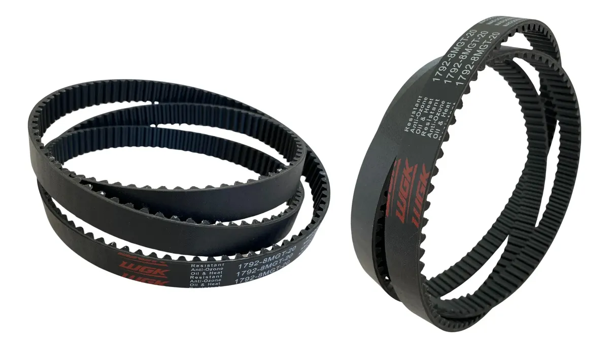 CORREIA DENTADA DE CARBONO WGK PARA CG/FAN/START 160/150 - Imagem 2